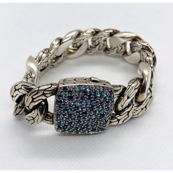 John HardyBatu Multi Color Pave Bracelet Sterling Silver 925